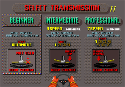 Super Monaco GP - Screenshot - Game Select Image