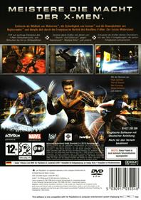 X-Men: The Official Game - Box - Back Image