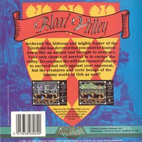 Blood Valley - Box - Back Image