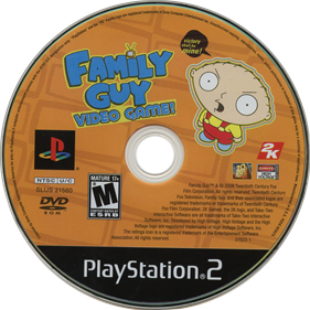 Family Guy Video Game! - Disc Image