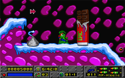 Jazz Jackrabbit: Holiday Hare 1995 - Screenshot - Gameplay Image