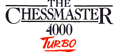 The Chessmaster 4000 Turbo - Clear Logo Image