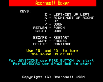 Boxer - Screenshot - Game Select Image