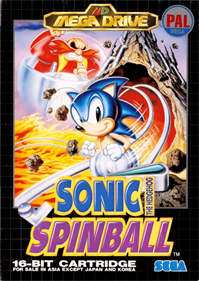 Sonic the Hedgehog Spinball - Box - Front Image