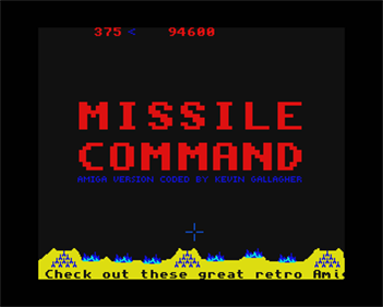 Missile Command (Towerbyte) - Screenshot - Game Title Image