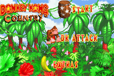 Donkey Kong Country - Screenshot - Game Select Image