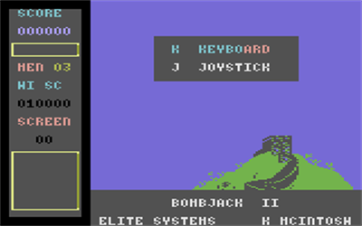 Bomb Jack II - Screenshot - Game Select Image