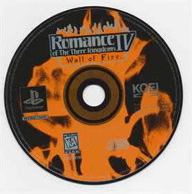 Romance of the Three Kingdoms IV: Wall of Fire - Disc Image