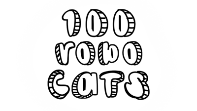 100 robo cats - Clear Logo Image