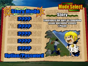 Zatch Bell! Mamodo Fury - Screenshot - Game Select Image