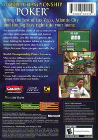 World Championship Poker - Box - Back Image