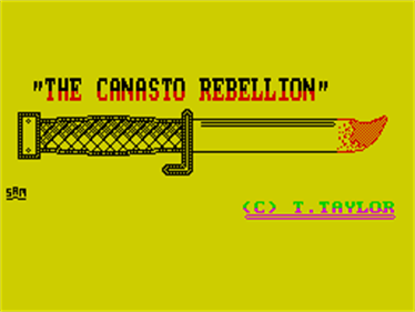 The Canasto Rebellion - Screenshot - Game Title Image