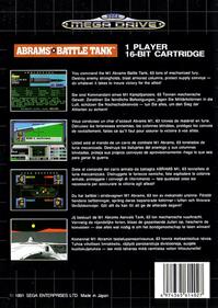 M-1 Abrams Battle Tank - Box - Back Image