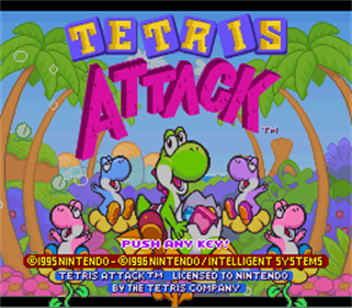 Tetris Attack - Screenshot - Game Title Image