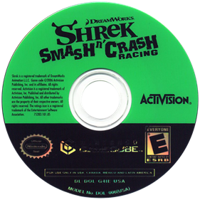 Shrek: Smash n' Crash Racing - Disc Image