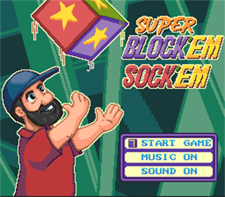 Super Block'em Sock'em - Screenshot - Game Title Image