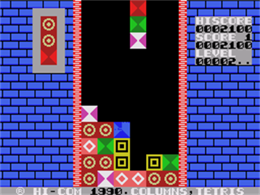 Super Columns & Tetris - Screenshot - Gameplay Image