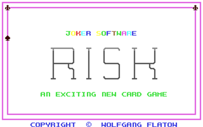 Risk (Joker Software) - Screenshot - Gameplay Image