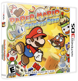 Paper Mario: Sticker Star - Box - 3D Image