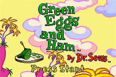 Dr. Seuss: Green Eggs and Ham - Screenshot - Game Title Image