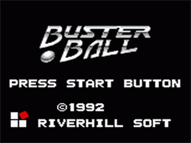 Buster Ball - Screenshot - Game Title Image