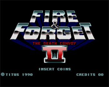 Fire & Forget II - Screenshot - Game Title Image