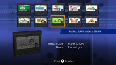 NeoGeo Pocket Color Selection Vol. 1 - Screenshot - Game Select Image