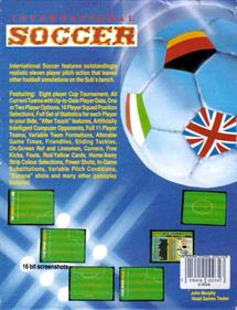 International Soccer - Box - Back Image