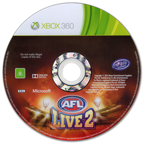 AFL Live 2 - Disc Image