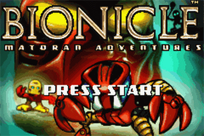 Bionicle: Matoran Adventures - Screenshot - Game Title Image