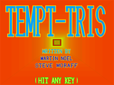 Moraff's Tempt-Tris - Screenshot - Game Title Image