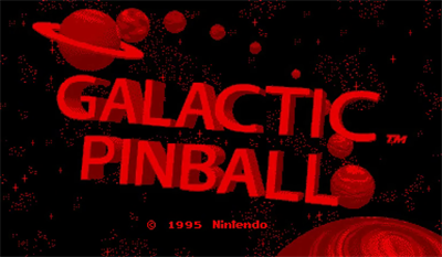 Galactic Pinball - Screenshot - Game Title Image