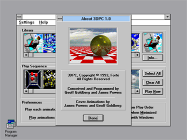 3DPC - Screenshot - Game Title Image