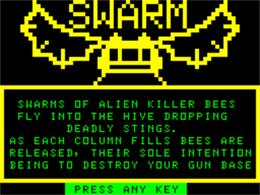 Swarm - Screenshot - Game Title Image