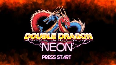 Double Dragon Neon - Screenshot - Game Title Image