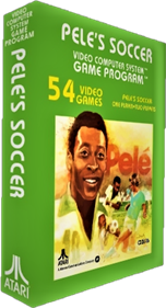 Pelé's Soccer - Box - 3D Image
