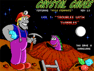 Crystal Caves - Screenshot - Game Title Image