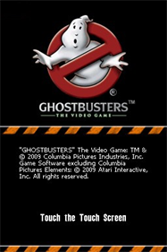 GhostBusters: The Video Game - Screenshot - Game Title Image
