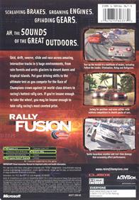 Rally Fusion: Race of Champions - Box - Back Image
