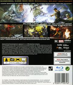 X-Men: Destiny - Box - Back Image