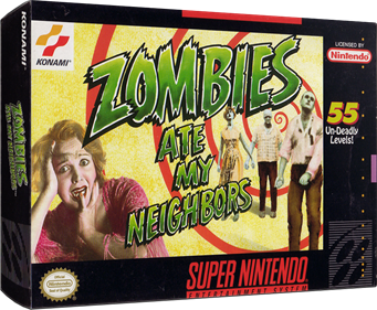 Zombies Ate My Neighbors - Box - 3D Image
