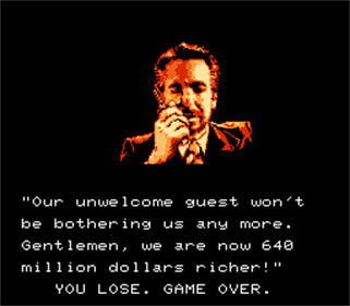 Die Hard - Screenshot - Game Over Image