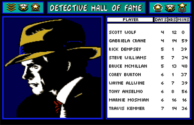 Dick Tracy: The Crime Solving Adventure - Screenshot - High Scores Image