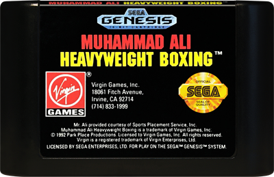 Muhammad Ali Heavyweight Boxing - Cart - Front Image