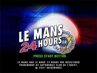 Le Mans 24 Hours - Screenshot - Game Title Image