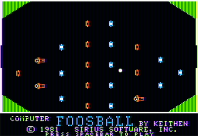 Computer Foosball - Screenshot - Game Title Image