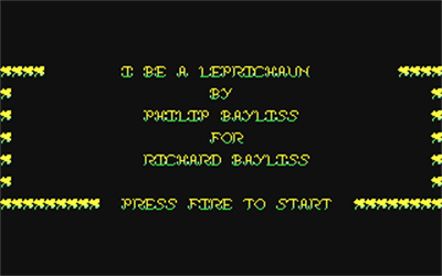I Be a Leprichaun - Screenshot - Game Title Image