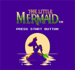 Disney's The Little Mermaid - Screenshot - Game Title Image