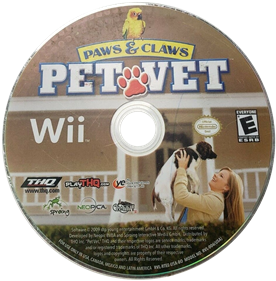 Paws & Claws: Pet Vet - Disc Image