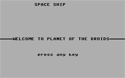 Space Ship - Screenshot - Game Title Image
